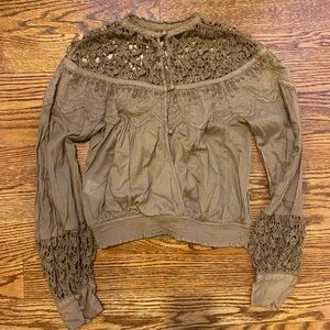 Free People lace top